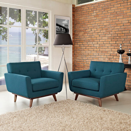 Modway EEI-1284 Engage Wood Armchair Set of 2 Modway