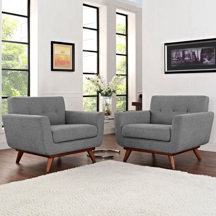 Modway EEI-1284 Engage Wood Armchair Set of 2 Modway