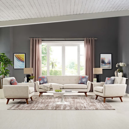 Modway EEI-1345 Engage Armchairs and Sofa Set of 3 Modway