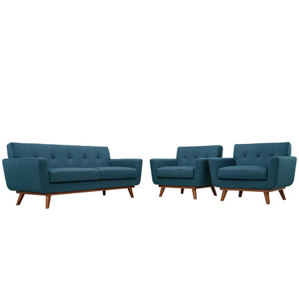 Modway EEI-1347 Engage Armchairs and Loveseat Set of 3 Modway