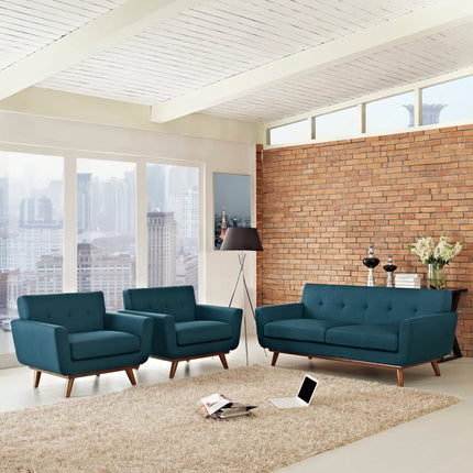 Modway EEI-1347 Engage Armchairs and Loveseat Set of 3 Modway