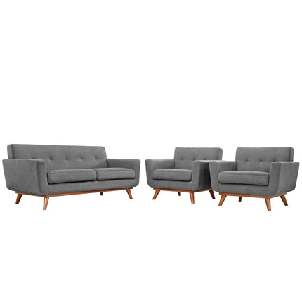 Modway EEI-1347 Engage Armchairs and Loveseat Set of 3 Modway