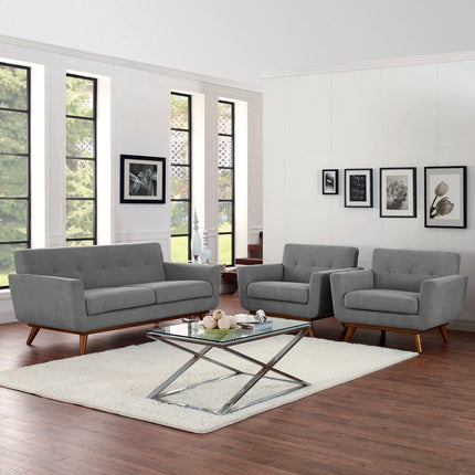 Modway EEI-1347 Engage Armchairs and Loveseat Set of 3 Modway