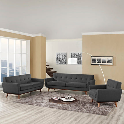 Modway EEI-1349 Engage Sofa Loveseat and Armchair Set of 3 Modway