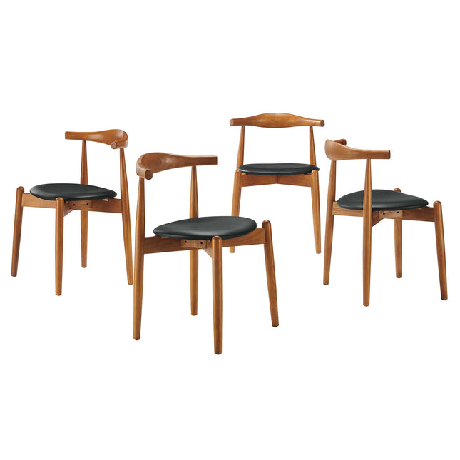 Modway EEI-1378 Stalwart Dining Side Chairs Set of 4 - Plaza Home Decor
