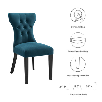 Modway EEI-1380 Silhouette Dining Side Chair - Plaza Home Decor