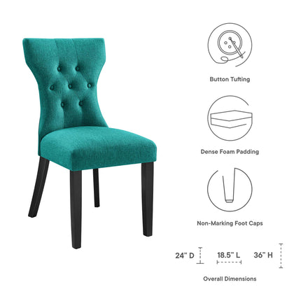 Modway EEI-1380 Silhouette Dining Side Chair - Plaza Home Decor
