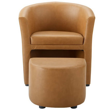 Modway EEI-1407 Divulge Armchair and Ottoman Modway