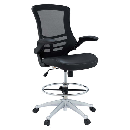 Modway EEI-1422 Attainment Vinyl Drafting Chair Modway