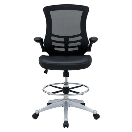 Modway EEI-1422 Attainment Vinyl Drafting Chair Modway