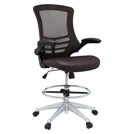 Modway EEI-1422 Attainment Vinyl Drafting Chair Modway