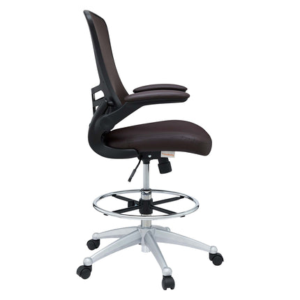 Modway EEI-1422 Attainment Vinyl Drafting Chair Modway