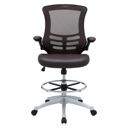 Modway EEI-1422 Attainment Vinyl Drafting Chair Modway