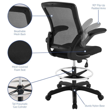 Modway EEI-1423 Veer Drafting Chair Modway