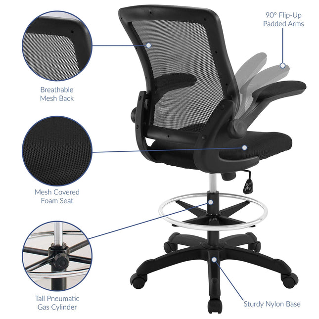 Modway EEI-1423 Veer Drafting Chair Modway