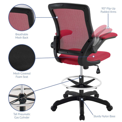 Modway EEI-1423 Veer Drafting Chair Modway