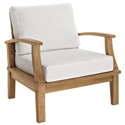 Modway EEI-1470 Marina 3 Piece Outdoor Patio Teak Set Modway