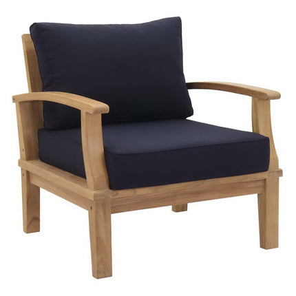 Modway EEI-1472 Marina 5 Piece Outdoor Patio Teak Set Modway