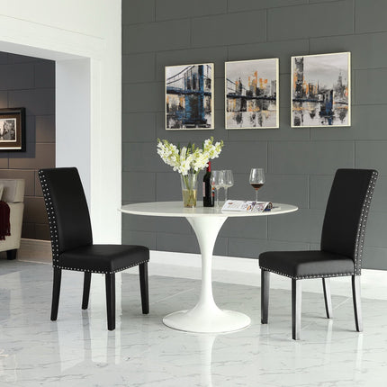 Modway EEI-1491 Parcel Dining Faux Leather Side Chair Modway