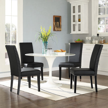 Modway EEI-1491 Parcel Dining Faux Leather Side Chair Modway