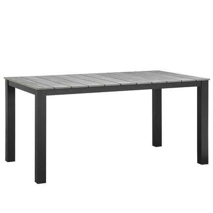 Modway EEI-1508 Maine 63" Outdoor Patio Dining Table Modway