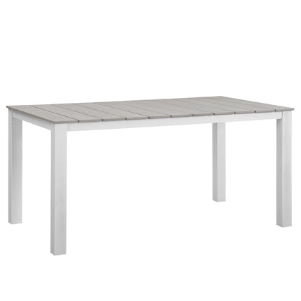 Modway EEI-1508 Maine 63" Outdoor Patio Dining Table Modway