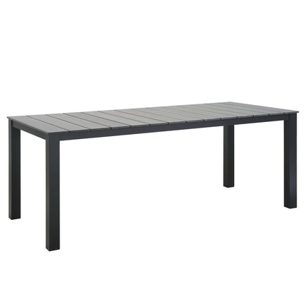 Modway EEI-1509 Maine 80" Outdoor Patio Dining Table Modway
