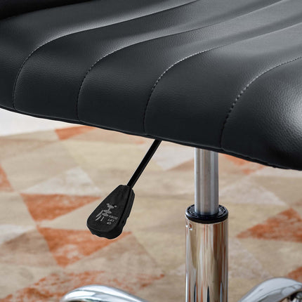Modway EEI-1532 Ripple Armless Mid Back Vinyl Office Chair Modway