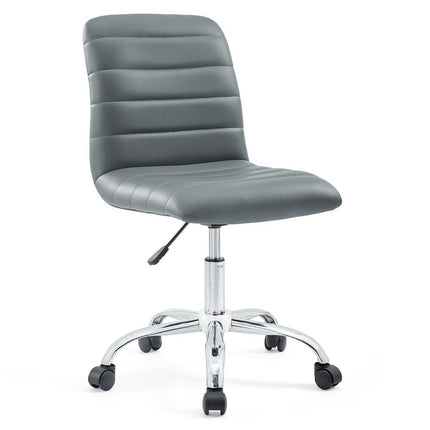 Modway EEI-1532 Ripple Armless Mid Back Vinyl Office Chair Modway