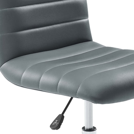 Modway EEI-1532 Ripple Armless Mid Back Vinyl Office Chair Modway