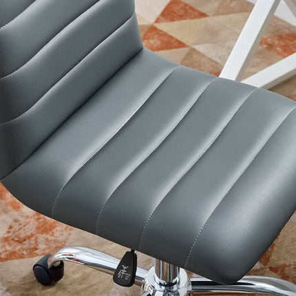 Modway EEI-1532 Ripple Armless Mid Back Vinyl Office Chair Modway