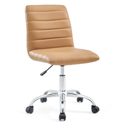 Modway EEI-1532 Ripple Armless Mid Back Vinyl Office Chair Modway