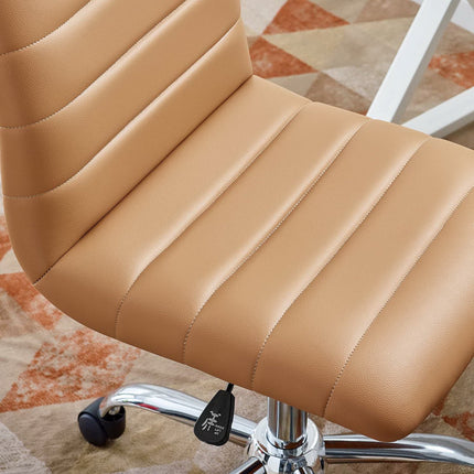 Modway EEI-1532 Ripple Armless Mid Back Vinyl Office Chair Modway