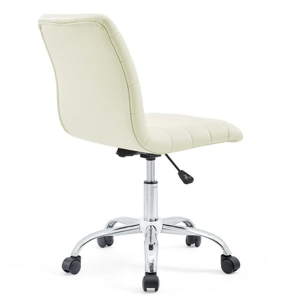 Modway EEI-1532 Ripple Armless Mid Back Vinyl Office Chair Modway