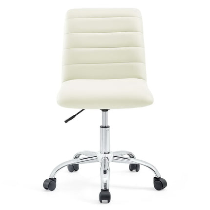 Modway EEI-1532 Ripple Armless Mid Back Vinyl Office Chair Modway