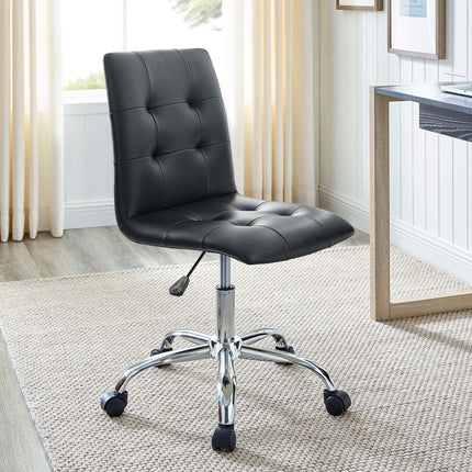 Modway EEI-1533 Prim Armless Mid Back Office Chair Modway