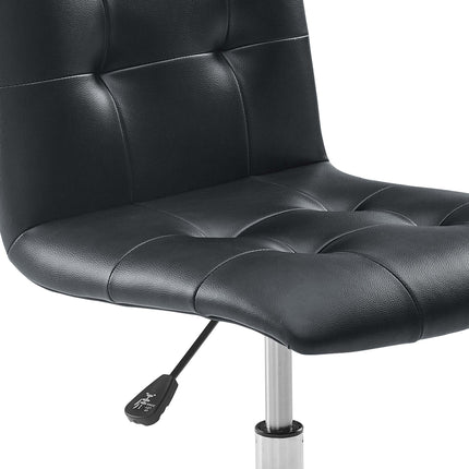 Modway EEI-1533 Prim Armless Mid Back Office Chair Modway