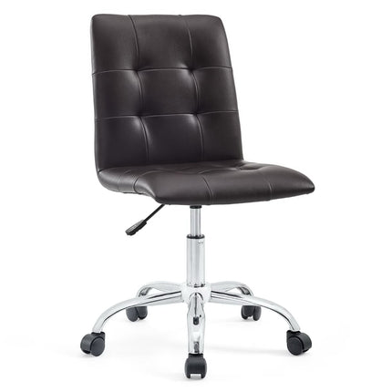 Modway EEI-1533 Prim Armless Mid Back Office Chair Modway