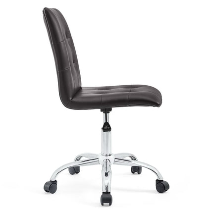 Modway EEI-1533 Prim Armless Mid Back Office Chair Modway