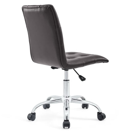 Modway EEI-1533 Prim Armless Mid Back Office Chair Modway