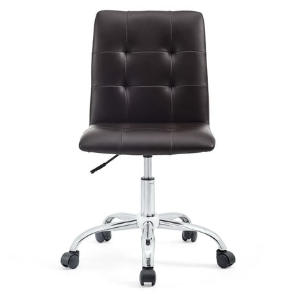 Modway EEI-1533 Prim Armless Mid Back Office Chair Modway