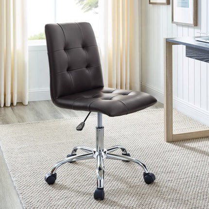 Modway EEI-1533 Prim Armless Mid Back Office Chair Modway