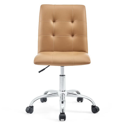 Modway EEI-1533 Prim Armless Mid Back Office Chair Modway