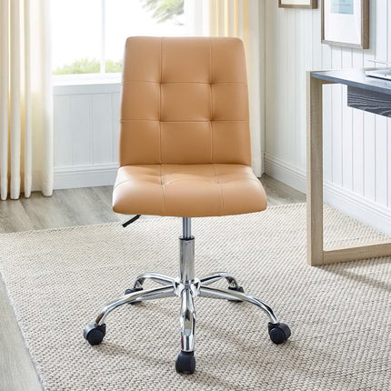Modway EEI-1533 Prim Armless Mid Back Office Chair Modway