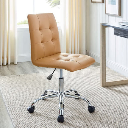Modway EEI-1533 Prim Armless Mid Back Office Chair Modway