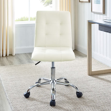 Modway EEI-1533 Prim Armless Mid Back Office Chair Modway