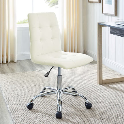 Modway EEI-1533 Prim Armless Mid Back Office Chair Modway