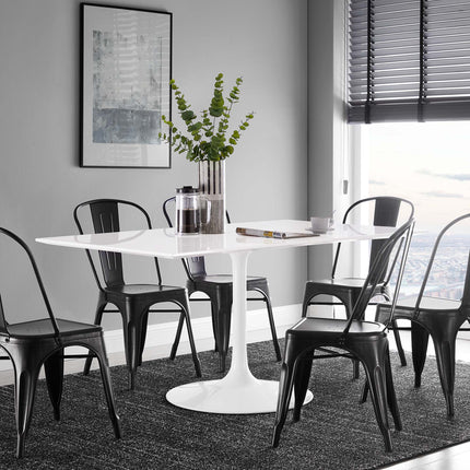 Modway EEI-1656 Lippa 60" Rectangle Wood Dining Table Modway