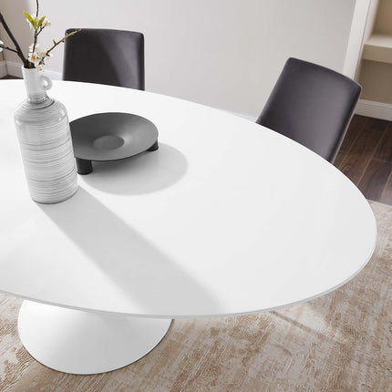 Modway EEI-1657 Lippa 78" Oval Wood Dining Table Modway
