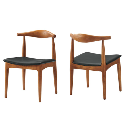 Modway EEI-1682 Tracy Wood Dining Chairs Set of 4 - Plaza Home Decor